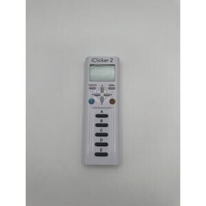 iClicker 2 Student Remote Classroom Response Controller White